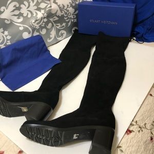 Brand new Stuart Weitzman over the knee suede boot